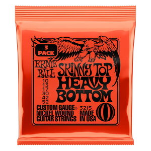 yKiz ERNIE BALL 3215 GLM^[ (10-52) SKINNY TOP HEAVY BOTTOM SLINKY 3Set Pack