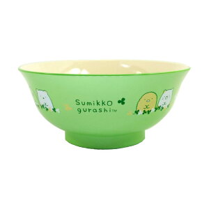 アサヒ興洋 すみっコぐらし 麺丼 どんぶり グリーン 日本製 食洗機対応 電子レンジ対応