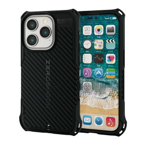 �G���R�� i Phone 14 Pro �P�[�X �J�o�[ �ϏՌ��z�� ZEROSHOCK �\�t�g�P�[�X TPU �l�p�̃G�A�[�N�b�V�������Ռ����z�� �X�g���b�v�z�[���t�� �u���b�N �ȈՃp�b�P�[�W (����) PMWA22CZEROGBK