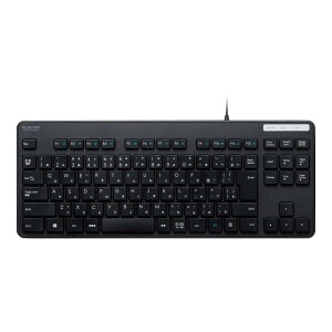 �G���R�� �L�[�{�[�h �L�� �����u���� ���^ �R���p�N�g�L�[�{�[�h �u���b�N TK-FCM107XBK