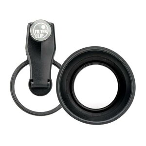 EXAPRO �X�}�[�g�t�H���p�A�N�Z�T�� �t�B���^�[�N���b�v + Lens Hood �f�肱�݁E���ˌy�� �t�B���^�[�a49mm �N���b�v�^�C�v i Phone / Android�Ή� EXP-LH-01