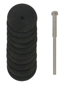 高儀(Takagi) EARTH MAN ホビールーター用ビット 金属用切断砥石 22mm 10枚 HRB-25