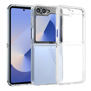Kakuki for Galaxy Z Flip6 �P�[�X �M�����N�V�[Z FLip6 SC-54E �N���A �\�t�g�J�o�[ �X�g���b�v�z�[���t ����TPU �����Y�ی� ���^ �w��h�~ ���ϖh�~ �����h�~ �y�� �S�ʕی�J�o�[ (Galaxy Z Flip6)