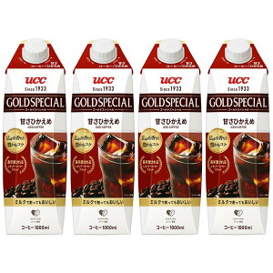 UCC S[hXyV ACXR[q[ ÂЂ pbN R[q[ 1000ml×4{