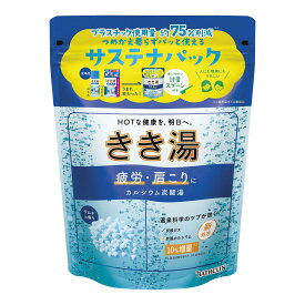 きき湯【薬用入浴剤】カルシウム炭酸湯 ラムネの香り 360g(約12回分) バスクリン 炭酸入浴剤