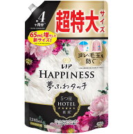 レノア ハピネス 夢ふわタッチ 柔軟剤 ヴェルベットブロッサム＆フロ ーラル 詰め替え 1,285mL