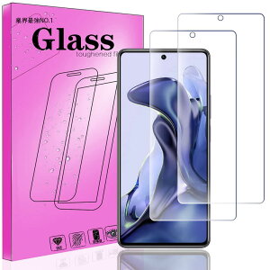 �y2���p�b�N�z�Ή� Xiaomi Mi 11T /11T Pro �p�̃K���X �t�B���� FOR Xiaomi Mi 11T Pro �p�̋����ی�K���X FOR Xiaomi Mi 11T /11T Pro �p�̉t���ی�t�B���� �y���{���Ɏq�f��AGC���i �d�x9H �C�A�[����U�h�~ 