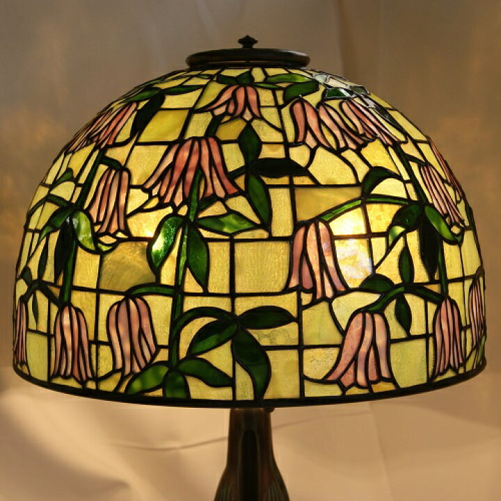 楽天市場 ステンドグラス ランプ オリジナル円形ランプ ハワイの花 ステンドグラス 七色つむぎ