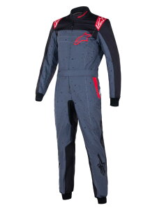 alpinestars(ApCX^[Y)@KMX-9 V3 GRAPHIC6 KART SUIT ANTHRACITE BLACK RED TCYF42 iԁF3350125-1431-42
