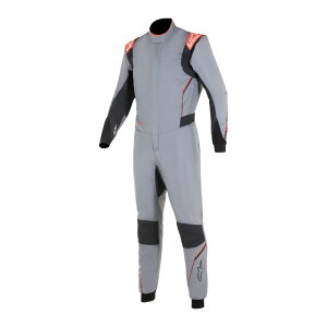 alpinestars(ApCX^[Y)@HYPERTECH V3 SUIT MID GRAY BLACK FLUO RED TCYF48 iԁF3350224-9114-48