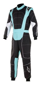 alpinestars(アルパインスターズ)　KMX-3 V2 S KART SUIT BLACK/TURQUOISE サイズ：150 【for KIDS/JUNIOR】 品番：3351720-1076-150