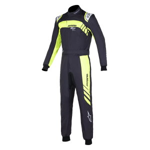 alpinestars(ApCX^[Y)@KMX-9 V3 GRAPHIC3 KART SUIT BLACK YELLOW FLUO TCYF58 iԁF3356424-155-58