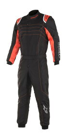 alpinestars(アルパインスターズ)　KMX-9 V3 GRAPHIC4 KART SUIT BLACK RED FLUO サイズ：120 品番：3356524-1030-120