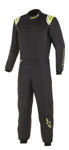 alpinestars(ApCX^[Y)@KMX-9 V3 S KART SUIT BLACK YELLOW FLUO TCYF140 iԁF3356524-155-140