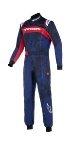 alpinestars(ApCX^[Y)@KMX-9 V3 S GRAPHIC5 KART SUIT NAVY RED TCYF120 iԁF3356624-7138-120