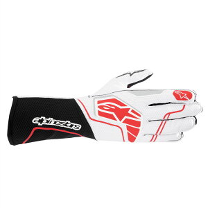 alpinestars(ApCX^[Y)@TECH-1 KX V4 KART GLOVES BLACK WHITE RED TCYFS iԁF3551824-123-S