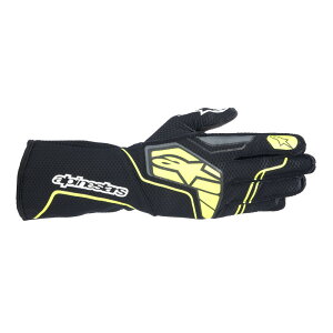 alpinestars(ApCX^[Y)@TECH-1 KX V4 KART GLOVES TAR GRAY BLACK YELLOW FLUO TCYFS iԁF3551824-9151-S