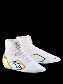 alpinestars(アルパインスターズ)　SUPERTECH K KART SHOES WHITE BLACK GOLD サイズ：7.5 品番：2710526-2016-7.5