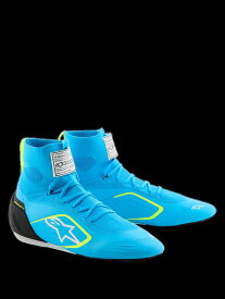 alpinestars(アルパインスターズ)　SUPERTECH K KART SHOES LIGHT BLUE BLACK WHITE YELLOW FLUO サイズ：7 品番：2710526-7287-7