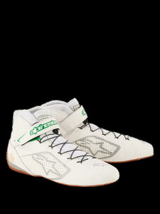 alpinestars(�A���p�C���X�^�[�Y)�@TECH-1 Z V3 SHOES WHITE GREEN GUM SILVER �T�C�Y�F8.5 �i�ԁF2715024-2062-8.5