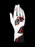 alpinestars(アルパインスターズ)　TECH-1 K RACE V2 GRAPHIC1 KART GLOVES WHITE BLACK HOT ORANGE サイ…