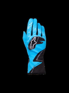 alpinestars(�A���p�C���X�^�[�Y)�@TECH-1 K RACE S V2 GRAPHIC1 KART GLOVES CYAN BLACK WHITE �T�C�Y�FS �i�ԁF3550526-700-S