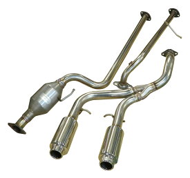 D-SPORT(ディースポーツ) スポーツマフラーGTバージョンType2 2本出し砲弾テール／テールエンド65.0φ 【コペン：L880K　年式： 2002.06-2012.08　エンジン型式：JB-DET】 品番：17400-B084