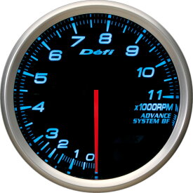 Defi(デフィ) ADVANCE BF φ80 タコメーター11000rpm ブルー照明　品番：DF11003