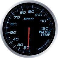 Defi(デフィ) デフィリンクメーター アドバンスBF 水温計 汎用 ブルー Φ60 20℃〜120℃ 品番：DF10503