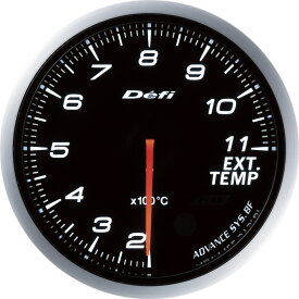 Defi(デフィ) デフィリンクメーター アドバンスBF 排気温度計 汎用 ホワイト Φ60 200℃～1100 品番：DF10601