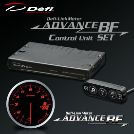 デフィ(Defi) アドバンス BFメーター φ60 2点セット アンバーレッド 【タコメーター9000rpm/コントロールユニットSE】 品番：DF10705-SET