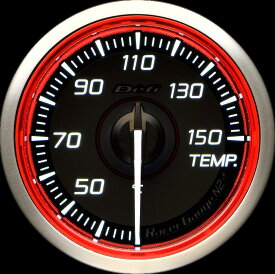 Defi(デフィ) RacerGauge N2Plus φ52 温度計(TEMP) 【レッドモデル】 品番：DF19302