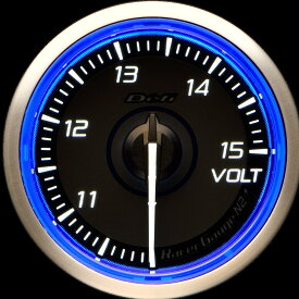 Defi(デフィ) RacerGauge N2Plus φ52 電圧計(VOLT) 【ブルーモデル】 品番：DF19401