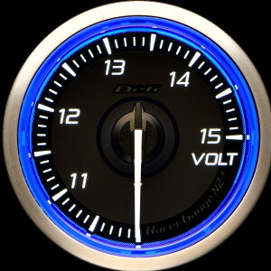 Defi(デフィ) RacerGauge N2Plus φ52 電圧計(VOLT) 【ブルーモデル】 品番:DF19401