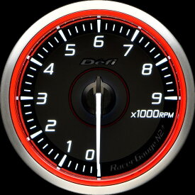 Defi(デフィ) RacerGauge N2Plus φ60 タコメーター9000rpm 【レッドモデル】 品番：DF19902