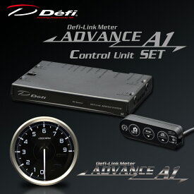 Defi(デフィ) ADVANCE A1 タコメーター 80Φ 9000rpm コントロールユニットSET【DF17601・DF17703】 品番：DF20301