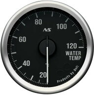 Defi(デフィ) Linkメーター ADVANCE RS2 水温計 【60Φ 80sグリーン照明／文字板ブラック】 品番：DF21701