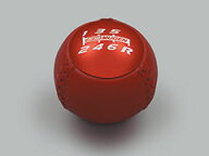 MUGEN(無限) レザーシフトノブ レッド N ONE JG3 20/11- 品番：54102-XMEB-K0S0-RD