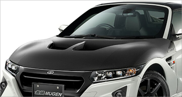楽天市場】MUGEN(無限) カーボンエアロボンネット S660 JW5 15/03-19 