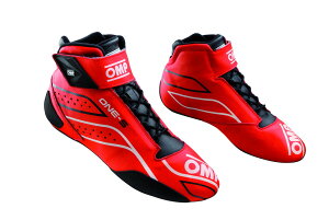 OMP ONE-S SHOE レッド【サイズ 41】(レーシングシューズ) 品番:IC0-0822-A01-061-41