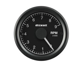 Pivot(ピボット) GT GAUGE-52 タコメーター φ52 【ホワイト照明】 品番：GST-5