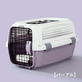 ペットキャリー 犬 猫 キャリーケース キャリーバッグ ペット用キャリー Mサイズ Lサイズ ハード キャリー コンテナ 出入りしやすい2ドア 小型犬 お出かけ 旅行 通院 防災 避難 クレート 飛行機 ドライブ ペット用 犬用 猫用