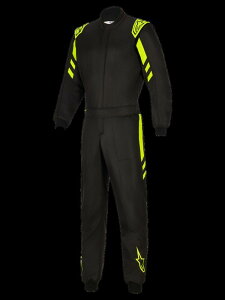 alpinestars(�A���p�C���X�^�[�Y)�@GP RACE V3 SUIT BLACK YELLOW FLUO �T�C�Y�F58 �i�ԁF3350126-155-58