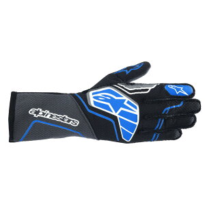 alpinestars(�A���p�C���X�^�[�Y)�@TECH-1 ZX V4 GLOVES BLACK BLUE �T�C�Y�FL �i�ԁF3550224-17-L