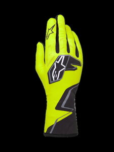 alpinestars(�A���p�C���X�^�[�Y)�@TECH-1 K RACE V2 GRAPHIC1 KART GLOVES YELLOW FLUO BLACK WHITE �T�C�Y�FXL �i�ԁF3550326-550-XL