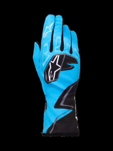 alpinestars(�A���p�C���X�^�[�Y)�@TECH-1 K RACE V2 GRAPHIC1 KART GLOVES CYAN BLACK WHITE �T�C�Y�FL �i�ԁF3550326-700-L