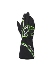 alpinestars(�A���p�C���X�^�[�Y)�@TEMPEST V3 S Waterproof OTHER GLOVES BLACK FLUO GREEN �T�C�Y�FL �i�ԁF3550726-167-L