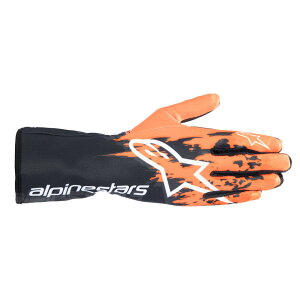 alpinestars(ApCX^[Y)@TECH-1 K V3 KART GLOVES BLACK ORANGE WHITE TCYFXXL iԁF3551724-134-XXL