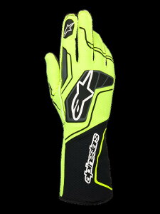 alpinestars(�A���p�C���X�^�[�Y)�@TECH-1 KX V4 KART GLOVES YELLOW FLUO BLACK �T�C�Y�FM �i�ԁF3551824-551-M