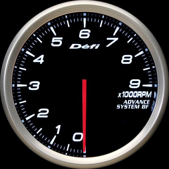 楽天市場】Defi(デフィ) ADVANCE BF φ80 タコメーター9000rpm ホワイト 